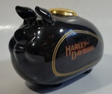 2002 Harley Davidson Motorcycles Gas Tank Pig Hog Shaped Black Piggy Bank Coin Bank