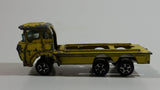 Vintage Unknown Brand Yellow Truck Die Cast Toy Car Vehicle