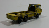 Vintage Unknown Brand Yellow Truck Die Cast Toy Car Vehicle