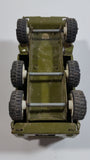 Vintage Buddy L Military Truck Army Green Pressed Steel Toy Car Vehicle Busted Up