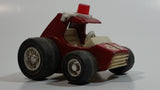 Vintage Buddy L Fire Buggy ATV Dune Buggy Red Pressed Steel and Plastic Toy Car Vehicle