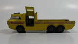 Vintage 1972 Lesney Matchbox Super Kings No. K-7 Racing Car Transporter Firestone Yellow Die Cast Toy Car Vehicle