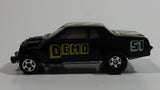 Vintage 1983 Kidco Burnin' Key Cars Demolition Cars Demo 51 Black Die Cast Plastic Toy Car Vehicle