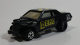 Vintage 1983 Kidco Burnin' Key Cars Demolition Cars Demo 51 Black Die Cast Plastic Toy Car Vehicle