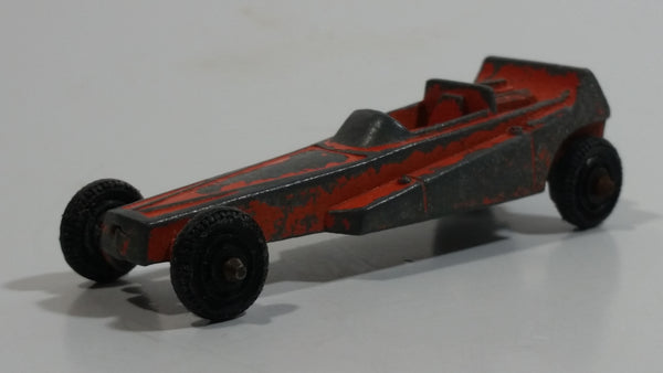 Vintage Tootsie Toys Wedge Dragster Orange Die Cast Toy Car Vehicle Made in U.S.A. (4)
