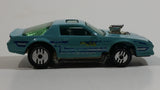 1990 Hot Wheels Blown Camaro Z28 Light Blue Turquoise Die Cast Toy Car Vehicle UH
