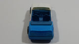 Rare Version 1990 Hot Wheels California Customs BMW 323 M3 White and Blue Die Cast Toy Car Vehicle - BMW Stamped License Plate