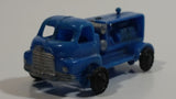 Vintage 1960s Blue Box No. 7177 Bedford Compressor Truck Blue Miniature Plastic Toy Car Vehicle - Hong Kong