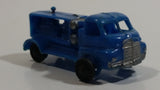 Vintage 1960s Blue Box No. 7177 Bedford Compressor Truck Blue Miniature Plastic Toy Car Vehicle - Hong Kong