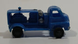 Vintage 1960s Blue Box No. 7177 Bedford Compressor Truck Blue Miniature Plastic Toy Car Vehicle - Hong Kong