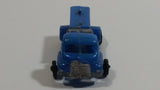 Vintage 1960s Blue Box No. 7177 Bedford Compressor Truck Blue Miniature Plastic Toy Car Vehicle - Hong Kong