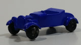 Unknown Brand Roadster with Flowers Blue Miniature Die Cast Toy Car Vehicle