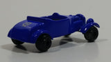 Unknown Brand Roadster with Flowers Blue Miniature Die Cast Toy Car Vehicle