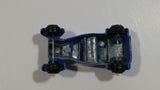 Unknown Brand Roadster with Flowers Blue Miniature Die Cast Toy Car Vehicle