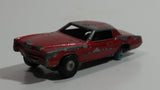 Vintage Marx Cadillac Red Die Cast Toy Car Vehicle Hong Kong
