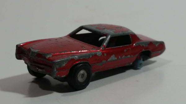 Vintage Marx Cadillac Red Die Cast Toy Car Vehicle Hong Kong