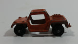 Vintage Tootsie Toys Baja Runabout Orange Die Cast Toy Car Vehicle Made in U.S.A.