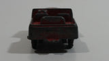 Vintage Tootsie Toys Red Military Jeep Die Cast Toy Car Vehicle Made in Chicago U.S.A.