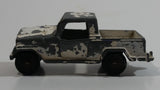 Vintage Tootsie Toys Jeep Pickup Truck White Die Cast Toy Car Vehicle Made in Chicago U.S.A.