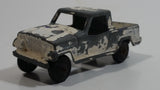 Vintage Tootsie Toys Jeep Pickup Truck White Die Cast Toy Car Vehicle Made in Chicago U.S.A.