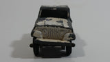 Vintage Tootsie Toys Jeep Pickup Truck White Die Cast Toy Car Vehicle Made in Chicago U.S.A.
