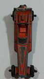 Vintage Tootsie Toys Wedge Dragster Orange Die Cast Toy Car Vehicle Made in U.S.A. (4)