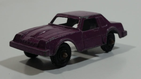 Vintage Tootsie Toys Chevy Monza Purple Die Cast Toy Car Vehicle Made in Chicago U.S.A.