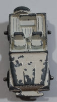 Vintage 1950s MidgeToy Midge Military Jeep White Tiny Miniature Die Cast Toy Car Vehicle