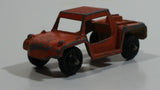 Vintage Tootsie Toys Baja Runabout Orange Die Cast Toy Car Vehicle Made in U.S.A.