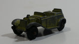 Vintage Tootsie Toys Roadster Lime Yellow Die Cast Toy Car Vehicle Made in Chicago U.S.A.