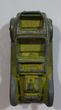Vintage Tootsie Toys Roadster Lime Yellow Die Cast Toy Car Vehicle Made in Chicago U.S.A.