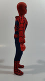 Vintage 1977 Mego Spider-Man 8" Tall Bendable Poseable Action Figure in Fabric Costume - Missing one hand