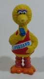 1980s Applause Muppets Sesame Street Big Bird Lifeguard PVC Toy Figure