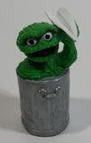 1980s Applause Muppets Sesame Street Oscar The Grouch Throwing a Paper Airplane PVC Figurine