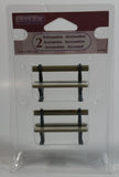 2017 Lemax 2 Accessories Double Sided Benches #74235 New in Package