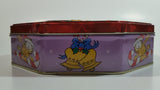 Santa Claus Garfield and Rudolph Odie Christmas Holiday Embossed Tin Metal Container