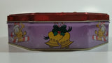 Santa Claus Garfield and Rudolph Odie Christmas Holiday Embossed Tin Metal Container