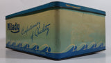 Antique Waller & Hartley Blackpool, England Milady Confectionery of Quality "Britannia" & "Westard" Off Cowes Tin Metal Hinged Container