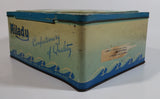 Antique Waller & Hartley Blackpool, England Milady Confectionery of Quality "Britannia" & "Westard" Off Cowes Tin Metal Hinged Container