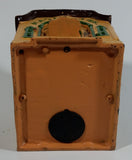 Vintage Magic Bank Mechanical Turning Cashier Cast Iron Coin Bank