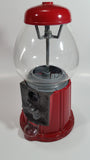 Vintage 1985 Carousel Brand Metal and Glass Globe Gumball Machine Candy Dispenser 11 1/2" Tall