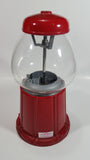 Vintage 1985 Carousel Brand Metal and Glass Globe Gumball Machine Candy Dispenser 11 1/2" Tall