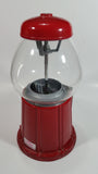 Vintage 1985 Carousel Brand Metal and Glass Globe Gumball Machine Candy Dispenser 11 1/2" Tall