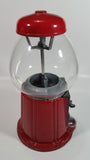 Vintage 1985 Carousel Brand Metal and Glass Globe Gumball Machine Candy Dispenser 11 1/2" Tall