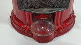 Vintage 1985 Carousel Brand Metal and Glass Globe Gumball Machine Candy Dispenser 11 1/2" Tall