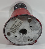 Vintage 1985 Carousel Brand Metal and Glass Globe Gumball Machine Candy Dispenser 11 1/2" Tall