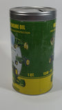 1837 - 2006 John Deere Heavy Duty Engine Oil Can Shaped 1 Qt Tin Metal Coin Bank