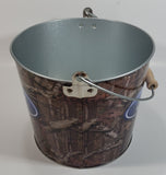 Ford Metal Pail Ice Bucket with Wooden Handle