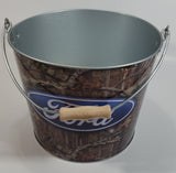 Ford Metal Pail Ice Bucket with Wooden Handle