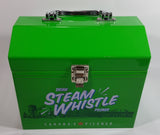 Drink Steam Whistle Pilsner Canada's Pilsner Beer Bright Green Metal Lunch Box